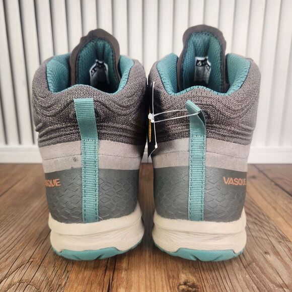 Vasque 7417 Breeze LT NTX Women Sz 7.5 M Gray Vibram Trekking Hiking Ankle Boots - Picture 5 of 11